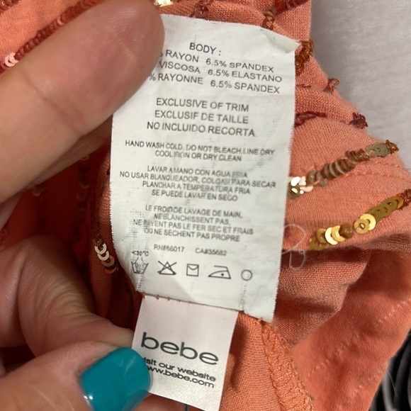 2Be Bebe Sequin Top - Picture 3 of 4